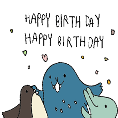 [LINEスタンプ] HAPPY BIRTH DAY TO YOUU