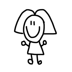 [LINEスタンプ] Ray is a lonely girl