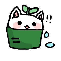 [LINEスタンプ] greentea cat