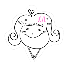 [LINEスタンプ] シンプルが1番可愛いです