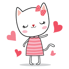 [LINEスタンプ] Bella little kitten