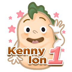 [LINEスタンプ] Kenny Lon (part 1)