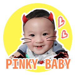 [LINEスタンプ] Pinky baby's life1