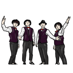 [LINEスタンプ] 男児の粋