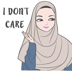 [LINEスタンプ] Hijabi (Eng. version)
