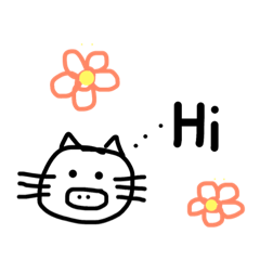 [LINEスタンプ] pig..pig