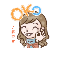 [LINEスタンプ] ONNANOKO-01