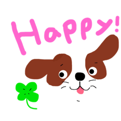 [LINEスタンプ] キャバリア犬のぷんとこの日常会話